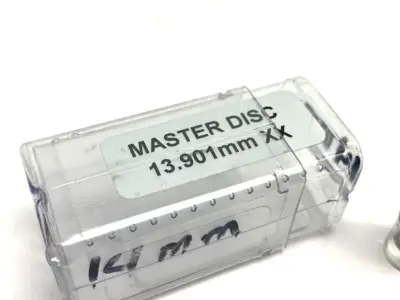 USED MAHR STEEL XX MASTER DISC 13.901MM