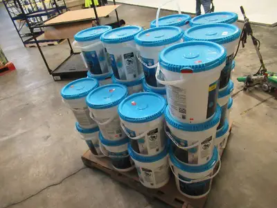 Pallet of Store Overstock and Ecommerce Product - Chlorinating Granules