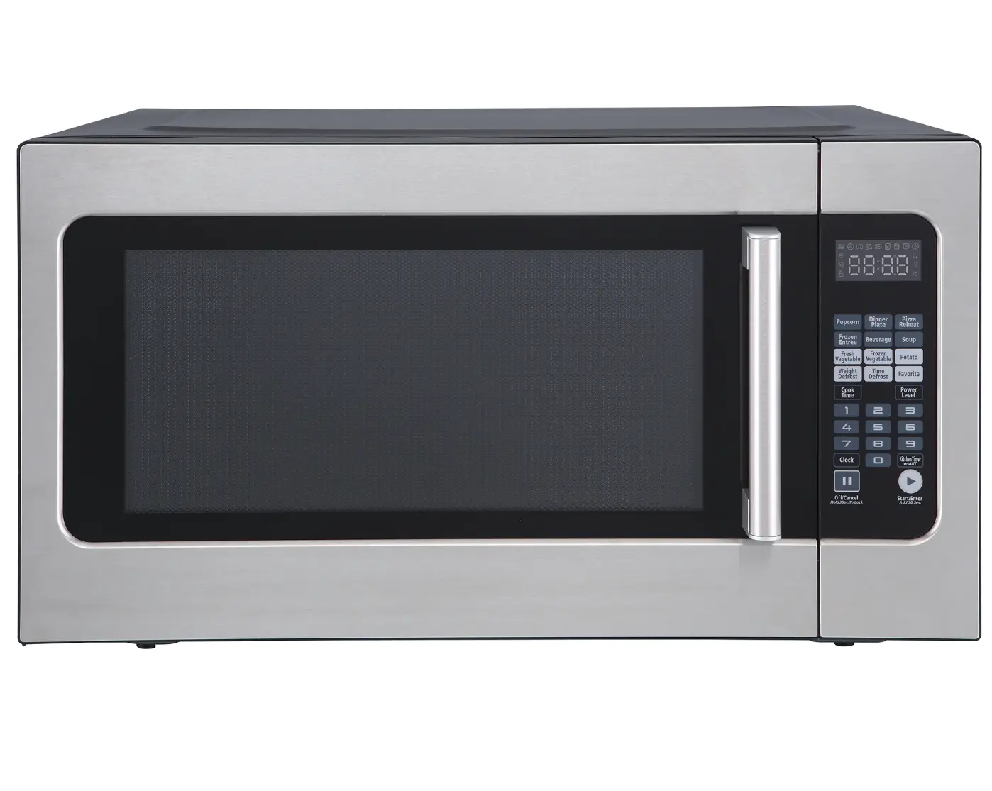 Magic Chef 2.2 CU. FT. COUNTERTOP COOKING IN STAINLESS STEEL, WITH GRAY CAVITY
