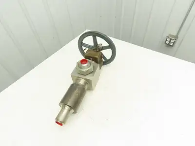 PJ Valves PL75765-40x2 High Pressure Ball Valve Hand Wheel Gear Box Bleed-Off 2"