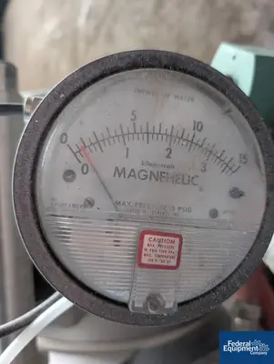 USED ANCASTER (2) Pneumatic Hopper Recivers, S/S