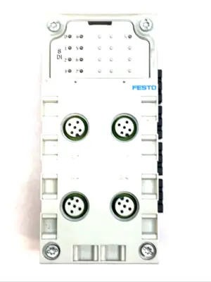 Used Festo Manifold Block 195704 w/ CPX-GE-EV Block, 8 DI PLC Input & Output Michigan US | Maverick Industrial Sales #1397913