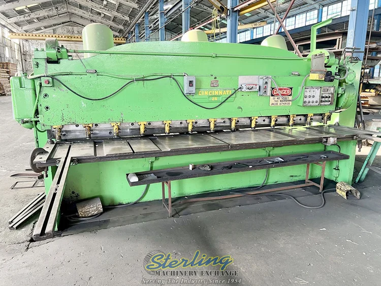 Used CINCINNATI, INC 2512 Power Squaring Shears (Inch) California US | Sterling Machinery Exchange #1466110