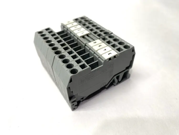 Used WAGO TERMINAL BLOCK 2-CONDUCTOR LOT OF 11 Terminal Blocks | Maverick Industrial Sales #1103357