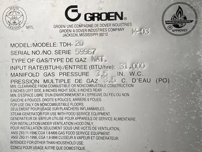 USED GROEN TDH-20