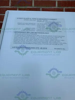 USED LABCONCO 302419101  LOGIC PLUS SERIES BIOSAFETY CABINET 4 FT CLASS II TYPE A2
