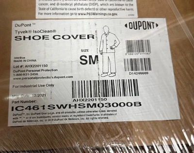 DUPONT IC461SWHSM03000B SMALL TYVEK ISOCLEA