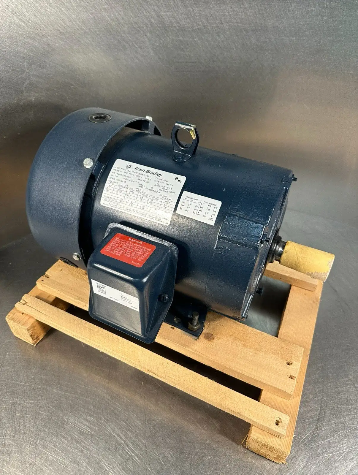 New - Allen Bradley 184TTFB4026AA Electric Motor 1750 RPM (BIN-7.5.3)