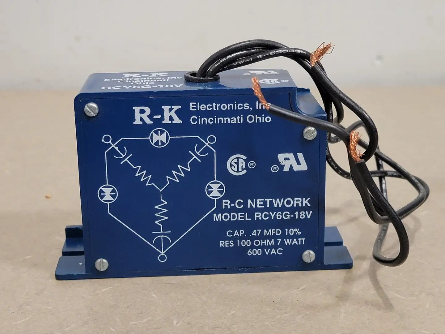 NEW RK ELECTRONICS RCY6G-18V