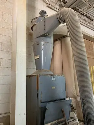 TORIT 20-3, 3 HP COMBINATION CYCLONE AND BAG PORTABLE DUST-COLLECTOR