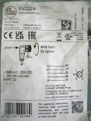 NEW IFM EVC074