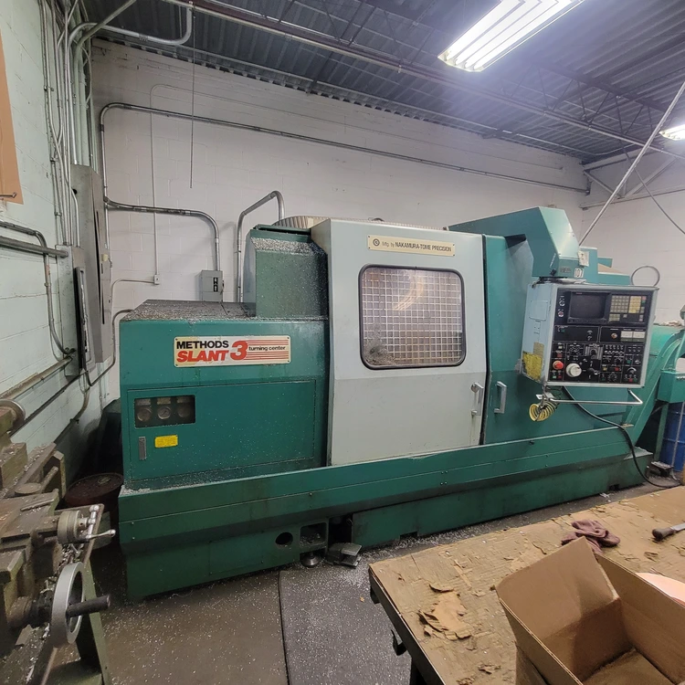 Used NAKAMURA-TOME SLANT 3BSL CNC Lathes Illinois US | 520 Machinery Sales LLC 22 #2580
