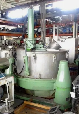 Ellerwerk 736 U-A perforate basket centrifuge, 316SS.
