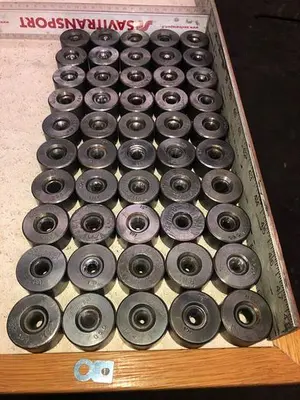 3044-140 Lot of 50 Tungsten Quality Carbide Medium-Size Wire and Tube Drawing Dies