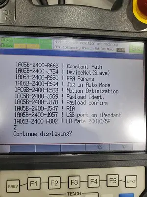 USED 2008 FANUC LR MATE 200IC/5F
