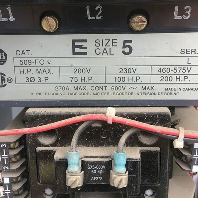 Allen Bradley 2100 Series 3 Section MCC Unit