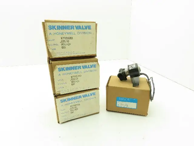 Honeywell Skinner V75T2770 Solenoid Valve 2-Way NC 120V 130 PSI 1/8"NPT Lot of 4