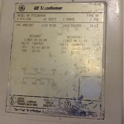 USED GENERAL ELECTRIC (G.E.) 9T51B0008