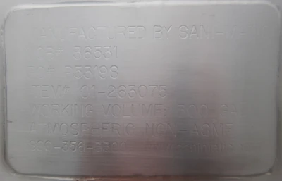 USED SANI-MATIC CIP SYSTEM