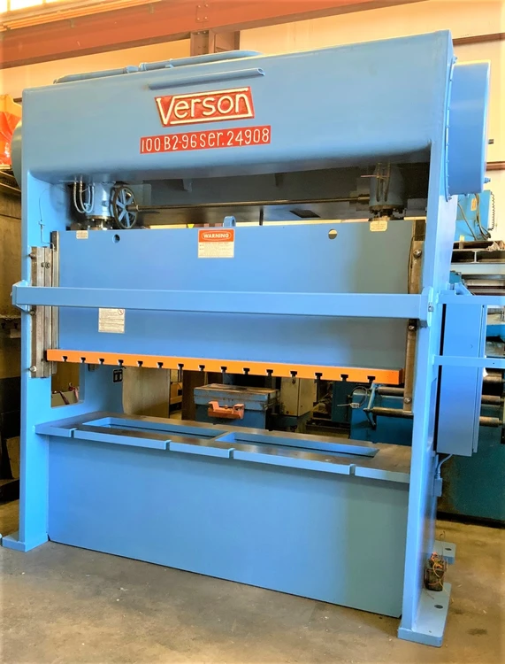 Used 1975 VERSON VERSON 100-B2-96 PRESS Straight Side Presses | Alma Machinery #898701