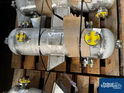 USED B E Peterson, Inc. 4" x 60" BE Peterson Distillation Column Reboiler Unit, 316 S/S, 200#