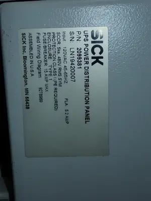 Sick  Control Cabinet