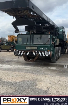 Used 1998 DEMAG TC2000 Truck-Mounted Cranes Louisiana US | Proxy Equipment #1382976