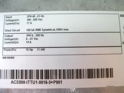 New | in-Stock ABB ACS800-ITTU1-0016-5+P901 Motor Control Parts New Hampshire US | Bitter End Trading #1455987