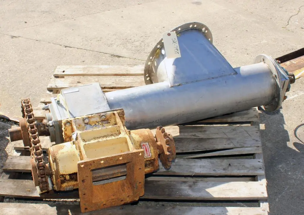 SPC7958  Conveyor screw conveyor Stainless Steel, 6" x 6"  square