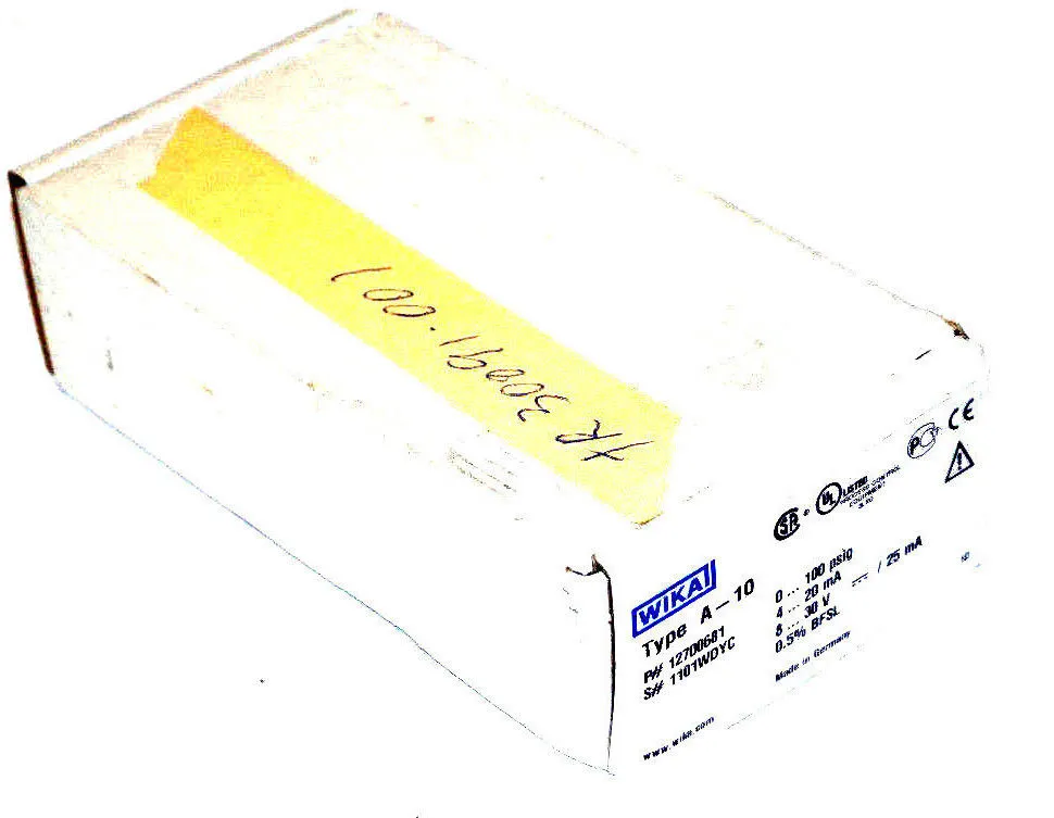 NEW WIKA A-10 PRESSURE SWITCH A10
