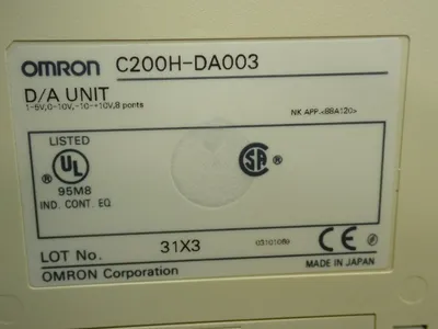 USED OMRON C200HDA003