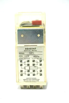 NEW AGASTAT GPIN RELAY 120V 60 HZ