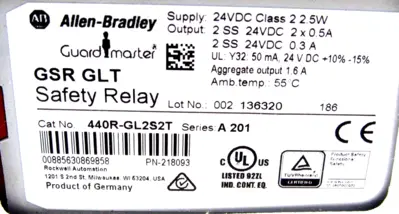 ALLEN BRADLEY 440R-GL2S2T SAFETY RELAY 440RGL2S2T NEW SURPLUS