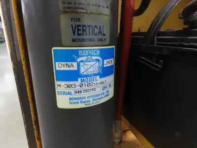 Langley BHLD Walk Behind Pallet Lift Truck 200lb 12V Straddle Platform 70" Lift
