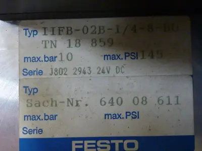 USED FESTO IFB8-02