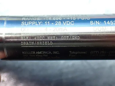 New | in-Stock KELLER 0208.90602.021911.54 Pressure Transmitters Ohio US | HGR 24 #904388