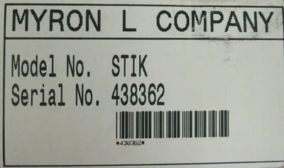 NEW MYRON 597 CONTROLSTIK II RINSE TANK SYSTEM 024-1