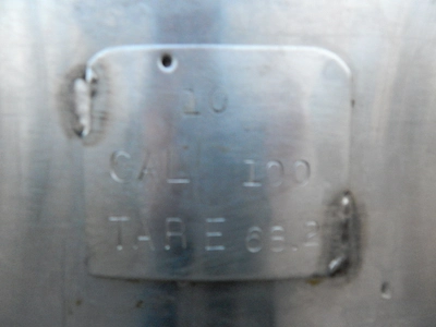 USED BATCH TANK 100 GALLON