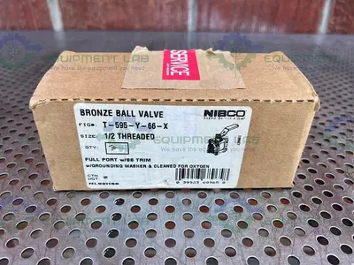 NEW NIBCO T-595-Y-66-X BRONZE BALL VALVE 1/2" THREADED