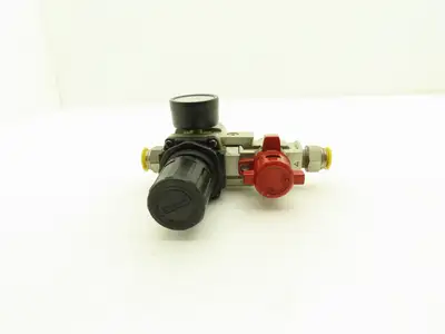 Automation 720635 Pneumatic Air Filter Regulator Lockout Valve 160PSI 3/8" NPT