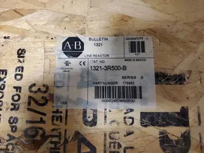 ALLEN BRADLEY 1321-3R500-B BULLETIN 1321 LINE REACTOR. 2A-15