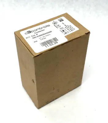 USED C3CONTROLS CONTACTOR 120V COIL, 40A 3-POLE