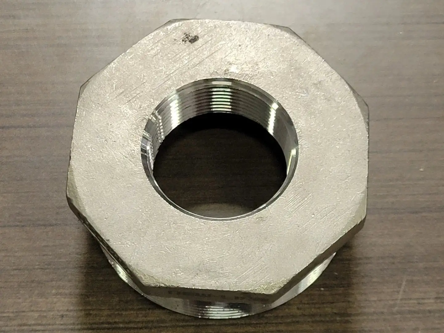 3" x 1-1/2" 316 Stainless Steel Hex Head Reducing Bushing SP-114