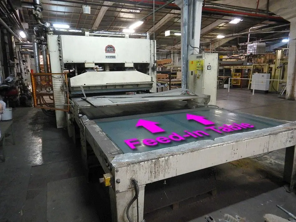 USED ADOLF FRIZ 615 TON PANEL PRESS