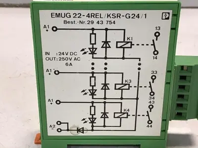 USED PHOENIX CONTACT EMUG22-4REL/KSR-G24/1