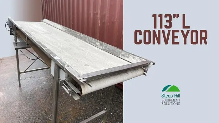 113" Long Belt Conveyor