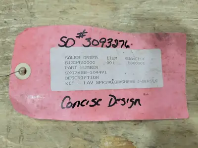 USED CONCISE DESIGN SX07688-104491