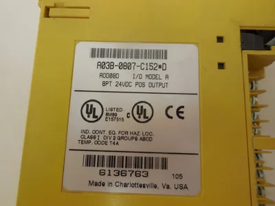 FANUC A03B-0807-C152#D I/O MODULE A03B0807C152D