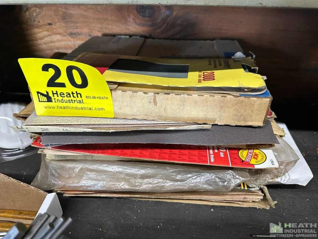 Used _UNKNOWN_ SAND PAPER Sanding Paper Illinois US | Heath Industrial Auction Services #1419814