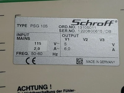USED Schroff PSG 105